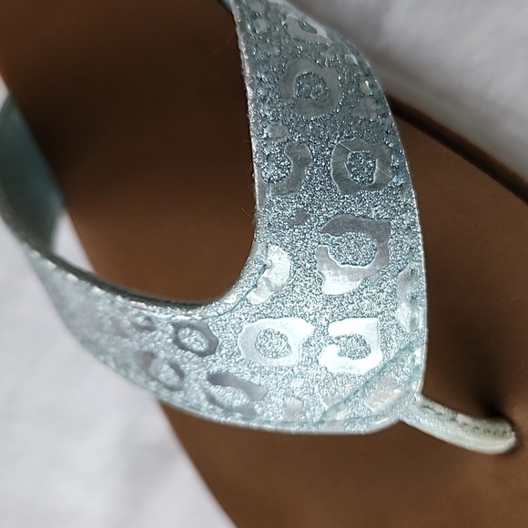 Yellowbox size 10 blue sandals - Picture 2 of 5